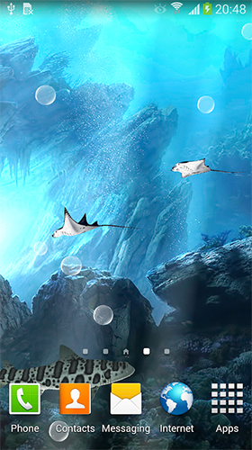 Скачать Sharks 3D by BlackBird Wallpapers - бесплатные живые обои для Андроида на рабочий стол.