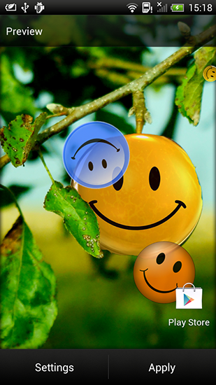 Smiles - скачать живые обои на Андроид 2.3.7 телефон бесплатно.