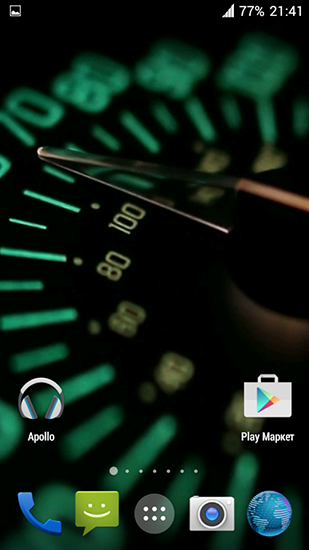 Speedometer 3D - скачать живые обои на Андроид 5.1 телефон бесплатно.