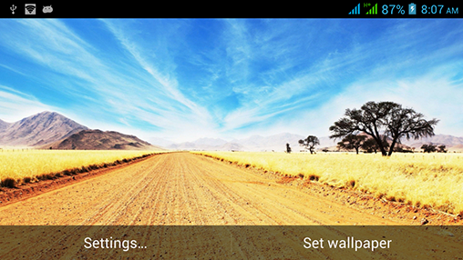 Скачать бесплатные живые обои Пейзаж для Андроид на рабочий стол планшета: Splendid nature.