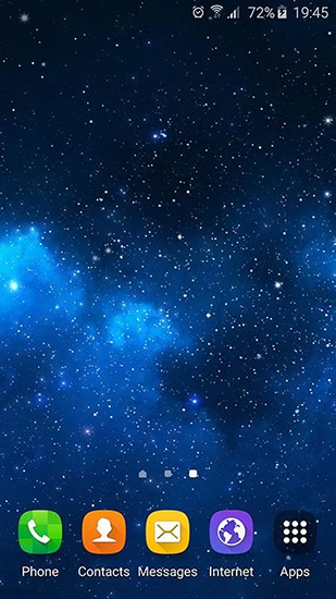 Скачать бесплатно живые обои Starry background на Андроид телефоны и планшеты.