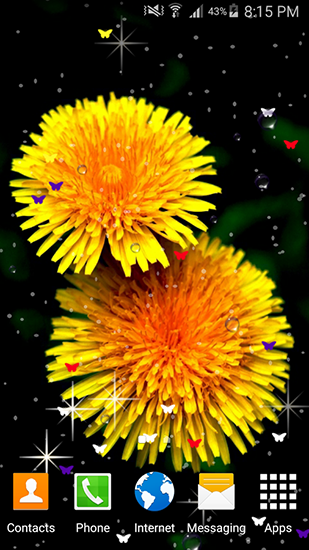 Скачать бесплатные живые обои Цветы для Андроид на рабочий стол планшета: Summer flowers by Stechsolutions.