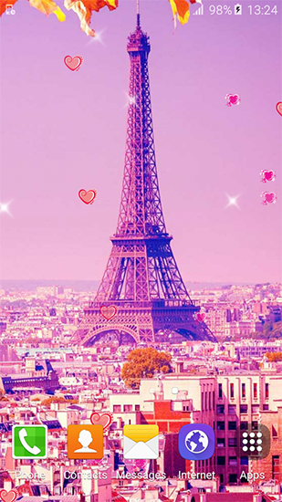 Скачать бесплатные живые обои Пейзаж для Андроид на рабочий стол планшета: Sweet Paris.