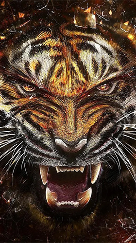Скачать Tiger by Jango LWP Studio - бесплатные живые обои для Андроида на рабочий стол.