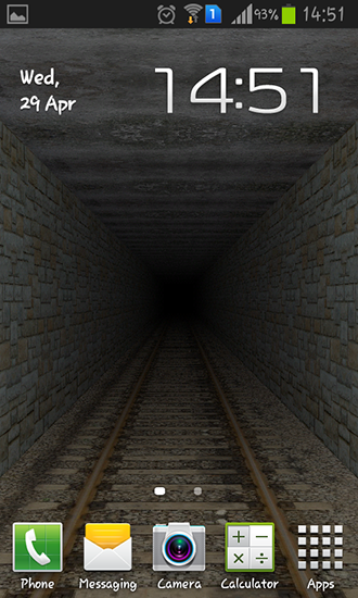 Tunnel 3D - скачать живые обои на Андроид 5.0.1 телефон бесплатно.