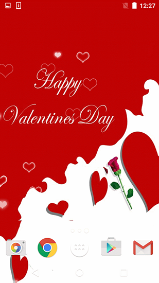 Скачать бесплатно живые обои Valentines Day by Free wallpapers and background на Андроид телефоны и планшеты.