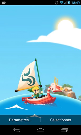Zelda: Wind waker - скачать живые обои на Андроид 4.1.2 телефон бесплатно.