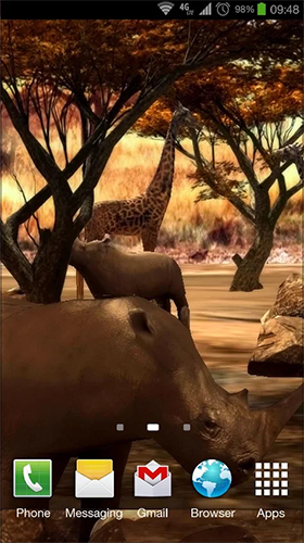 Скриншот экрана Africa 3D на телефоне и планшете.