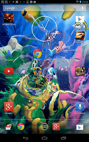 Скриншот экрана Aquarium 3D by Shyne Lab на телефоне и планшете.