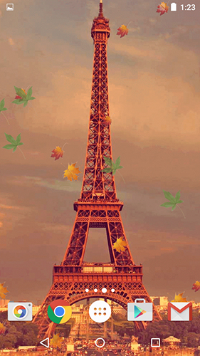 Скриншот экрана Autumn in Paris на телефоне и планшете.