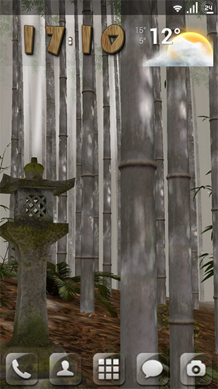 Скачать Bamboo grove 3D - бесплатные живые обои для Андроида на рабочий стол.
