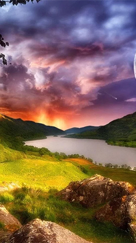 Скриншот экрана Beautiful lake на телефоне и планшете.