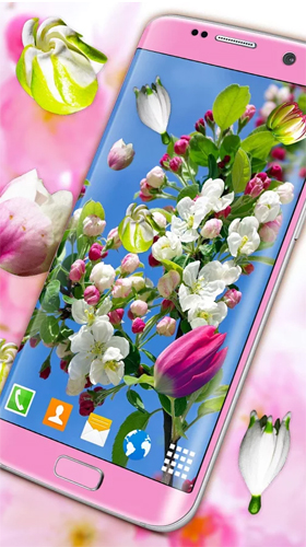 Скриншот экрана Blossoms 3D на телефоне и планшете.