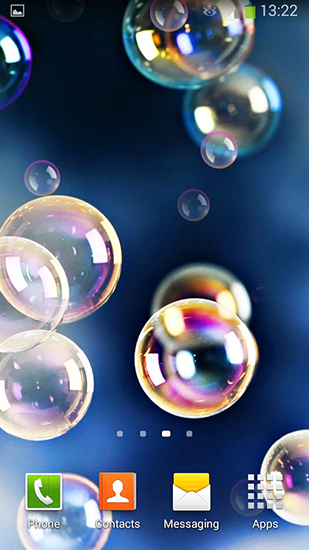 Скачать Bubbles - бесплатные живые обои для Андроида на рабочий стол.