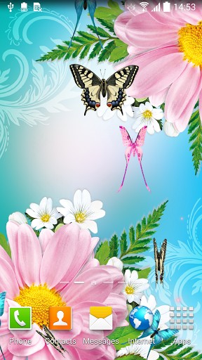 Скачать Butterflies - бесплатные живые обои для Андроида на рабочий стол.