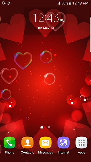 Скачать Candy love crush - бесплатные живые обои для Андроида на рабочий стол.