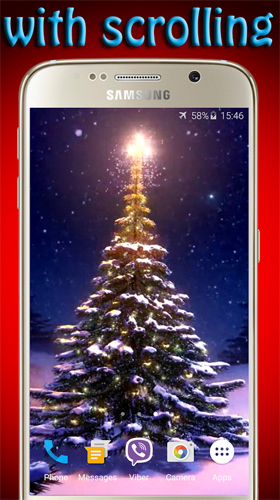 Скриншот экрана Christmas tree by Pro LWP на телефоне и планшете.