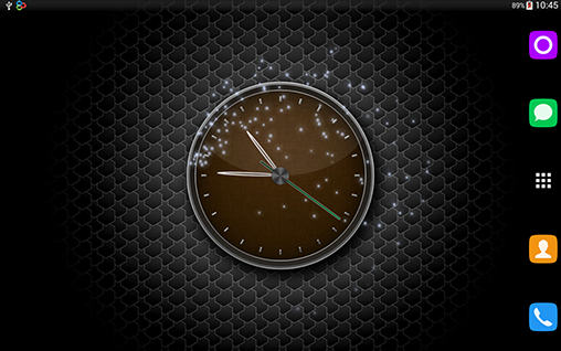 Скачать Clock by T-Me Clocks - бесплатные живые обои для Андроида на рабочий стол.