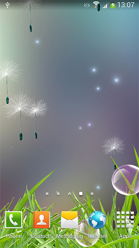 Скриншот экрана Dandelions by Amax LWPS на телефоне и планшете.