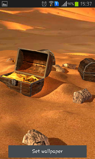 Скачать Desert treasure - бесплатные живые обои для Андроида на рабочий стол.