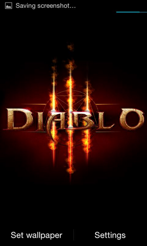 Скачать Diablo 3: Fire - бесплатные живые обои для Андроида на рабочий стол.