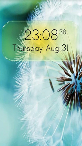 Скриншот экрана Digital clock на телефоне и планшете.
