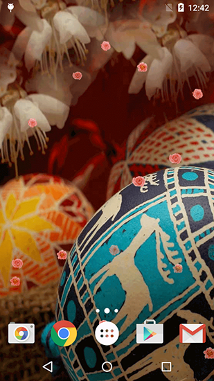 Скачать Easter eggs - бесплатные живые обои для Андроида на рабочий стол.