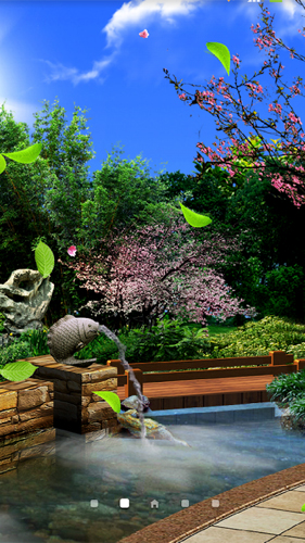 Скриншот экрана Eastern garden by Amax LWPS на телефоне и планшете.