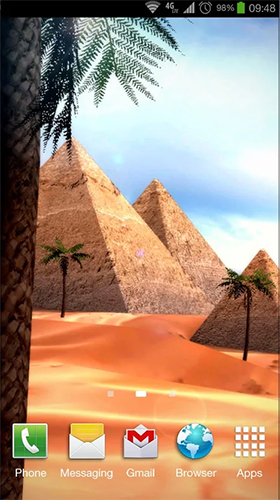 Скриншот экрана Egypt 3D на телефоне и планшете.