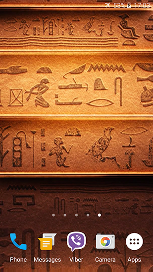 Скачать Egyptian theme - бесплатные живые обои для Андроида на рабочий стол.