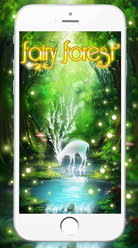 Скриншот экрана Fairy forest by HD Live Wallpaper 2018 на телефоне и планшете.