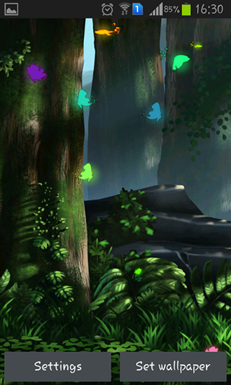 Скачать Fairy forest - бесплатные живые обои для Андроида на рабочий стол.