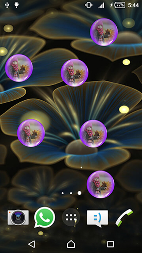 Скриншот экрана Fantasy flowers на телефоне и планшете.