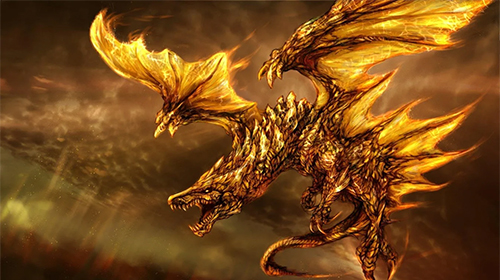 Скриншот экрана Fire dragon by Amazing Live Wallpaperss на телефоне и планшете.