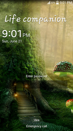 Скачать Fireflies: Jungle - бесплатные живые обои для Андроида на рабочий стол.