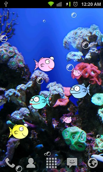 Скачать Fishbowl by Splabs - бесплатные живые обои для Андроида на рабочий стол.