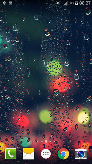 Скачать Glass droplets - бесплатные живые обои для Андроида на рабочий стол.