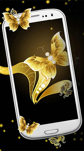 Скриншот экрана Gold butterfly на телефоне и планшете.