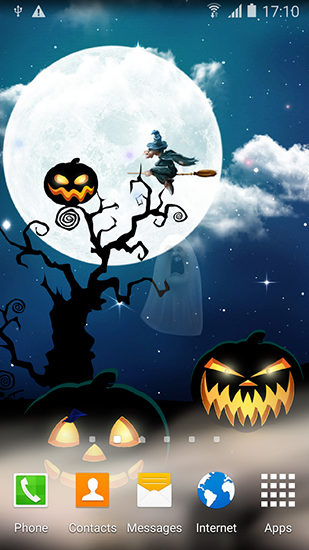 Скачать Halloween by Blackbird wallpapers - бесплатные живые обои для Андроида на рабочий стол.