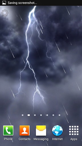 Скачать Lightning storm - бесплатные живые обои для Андроида на рабочий стол.