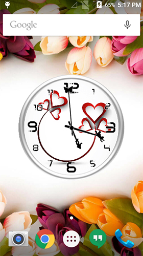 Скриншот экрана Love: Clock by Lo Siento на телефоне и планшете.