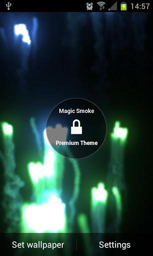 Скачать Magic smoke 3D - бесплатные живые обои для Андроида на рабочий стол.