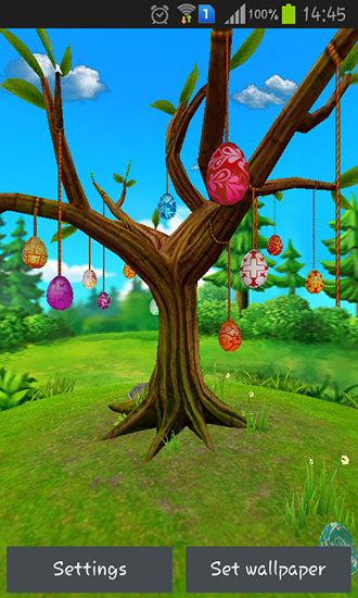 Скачать Magical tree - бесплатные живые обои для Андроида на рабочий стол.