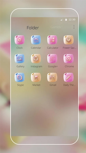 Скриншот экрана Marshmallow candy на телефоне и планшете.