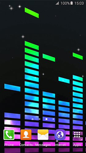 Скриншот экрана Music by Free Wallpapers and Backgrounds на телефоне и планшете.