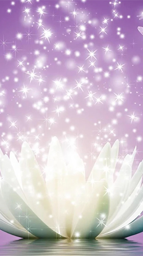 Скриншот экрана Neon flowers by Art LWP на телефоне и планшете.