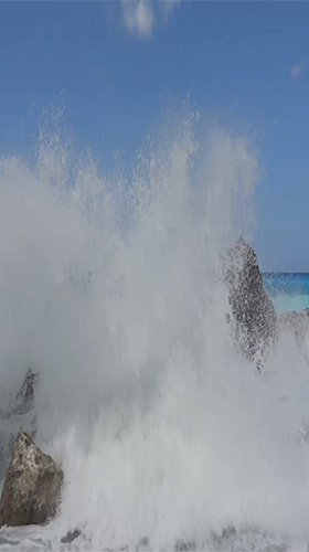 Скриншот экрана Ocean waves by mathias stavrou на телефоне и планшете.