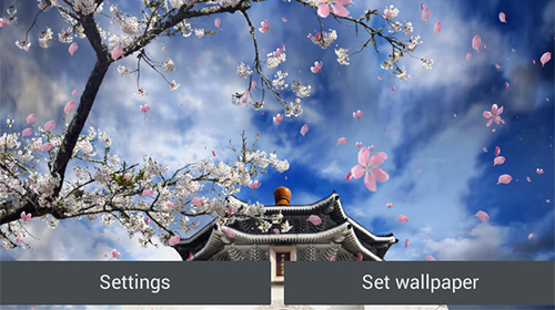 Скриншот экрана Sakura garden на телефоне и планшете.