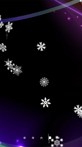 Скриншот экрана Snowfall by Amax LWPS на телефоне и планшете.