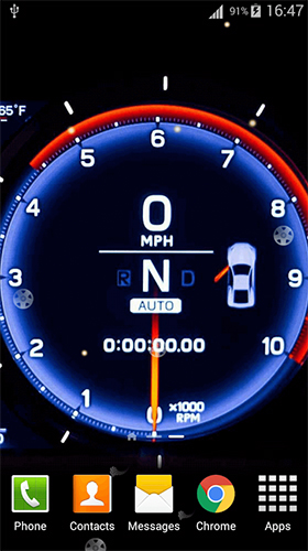 Скриншот экрана Speedometer на телефоне и планшете.